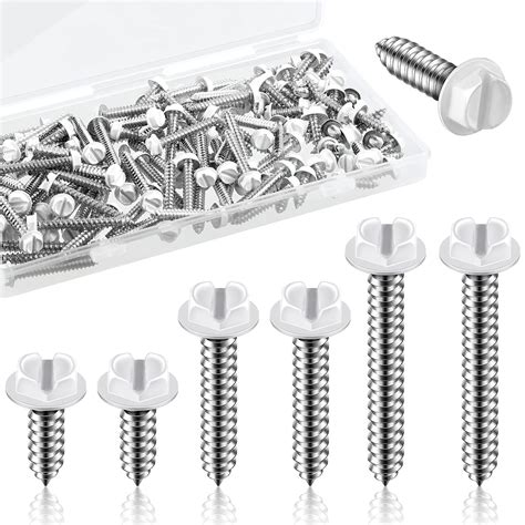 white sheet metal screws for gutters|self tapping gutter screws.